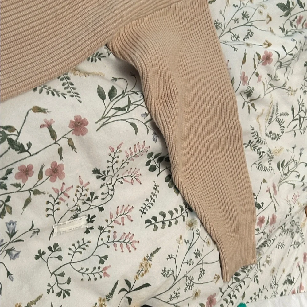 Mango Beige Ribbed Sweater - Picture 3 of 7